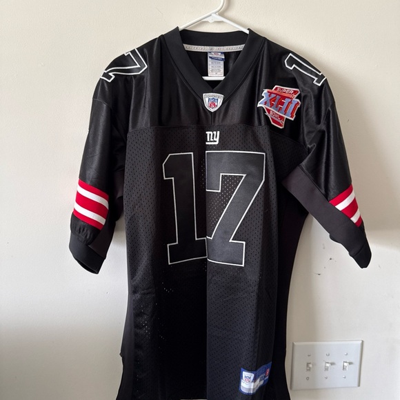 Reebok Black and Red Men's Jersey